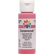 CERAMCOAT Acrylic Paint 59ml 2floz -Rooster Red